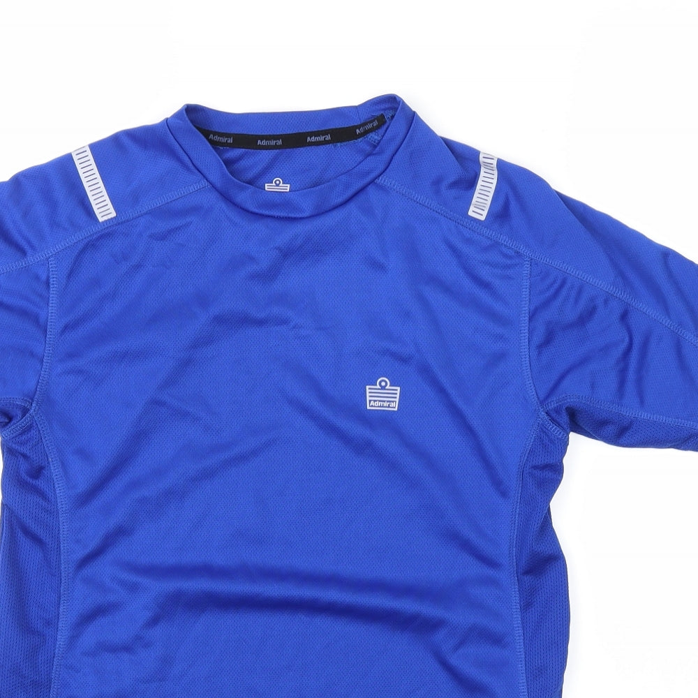 Admiral Mens Blue    T-Shirt Size S