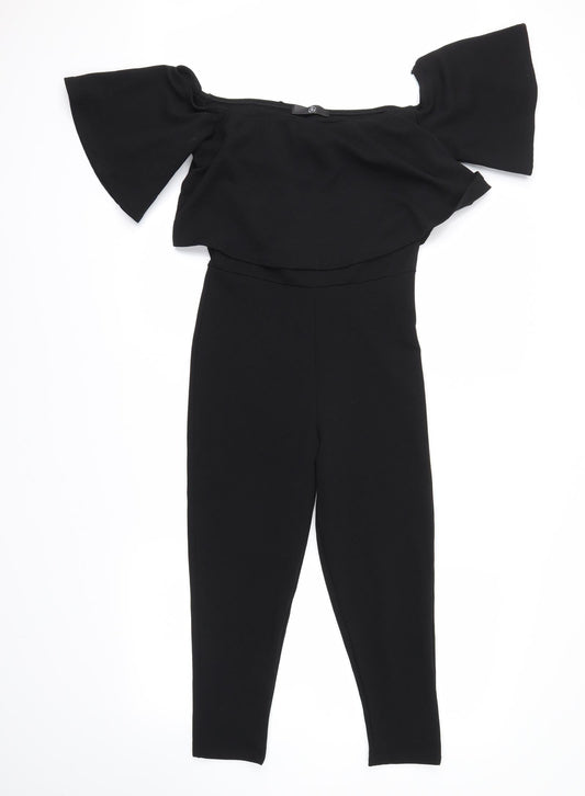 Missguided Womens Black   Jumpsuit One-Piece Size 8