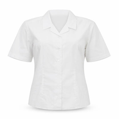 trutext Womens White   Basic Button-Up Size 4