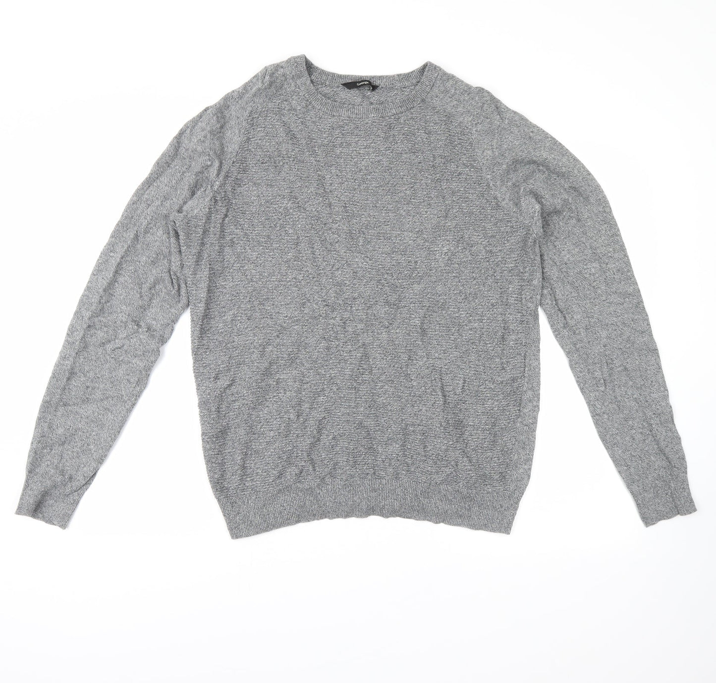 George Mens Grey   Pullover Jumper Size M