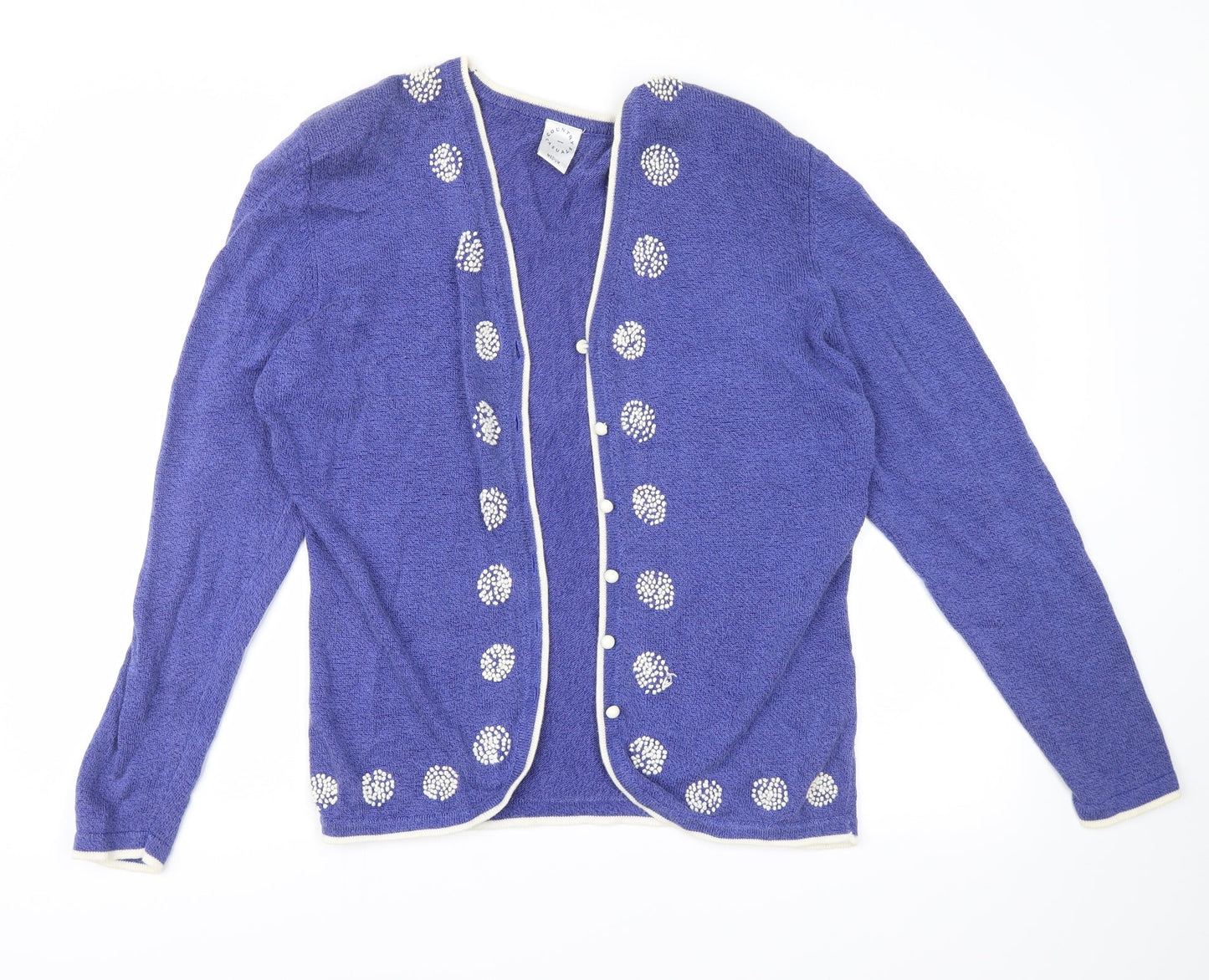 Country Casuals Womens Purple   Cardigan Jumper Size M