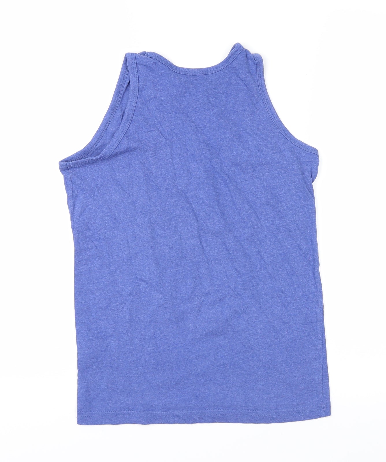Primark Girls Blue   Basic Tank Size 10-11 Years  - national academ