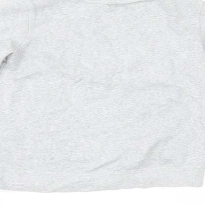 H&M Girls Grey   Pullover Sweatshirt Size 10-11 Years  - snowflakes