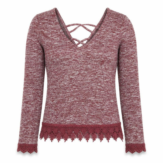 Miss Selfridge Womens Red   Pullover Jumper Size 4