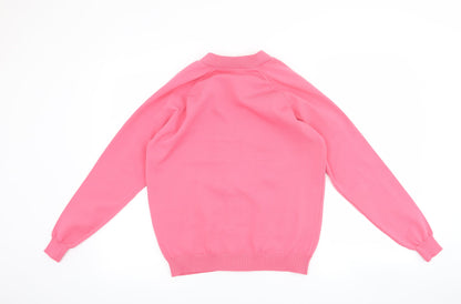 Celebrity Womens Orange   Cardigan Jumper Size M