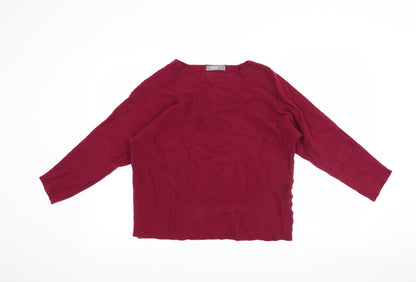 Nutmeg Womens Pink   Pullover Jumper Size 8