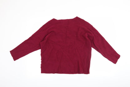 Nutmeg Womens Pink   Pullover Jumper Size 8