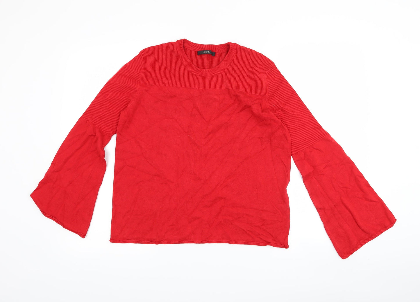 George Womens Red   Pullover Jumper Size 16