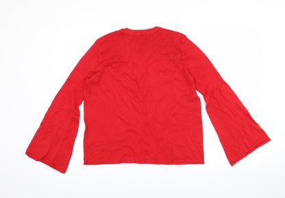 George Womens Red   Pullover Jumper Size 16