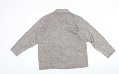 CARE Womens Beige   Cardigan Jumper Size L
