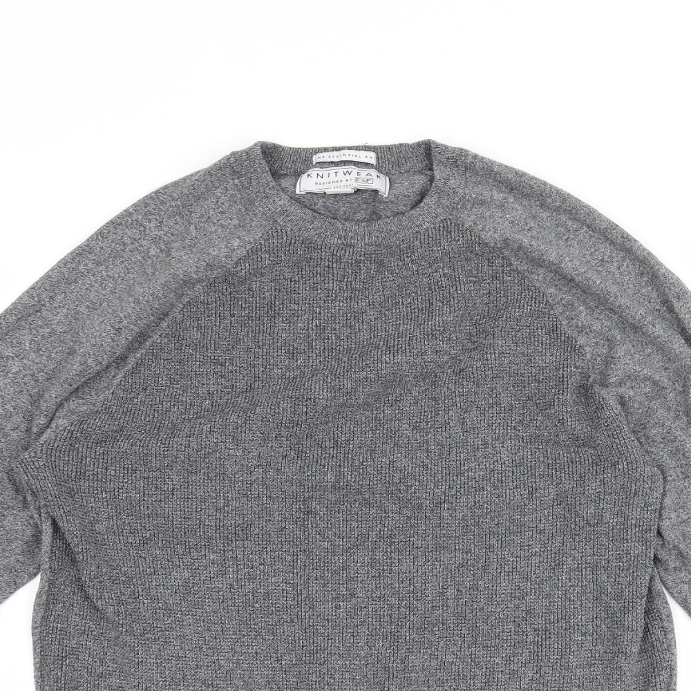 F&F Mens Grey   Pullover Jumper Size S