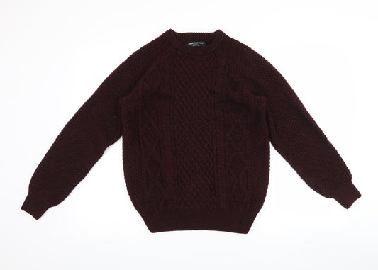 Cedar Wood State Mens Purple   Pullover Jumper Size S