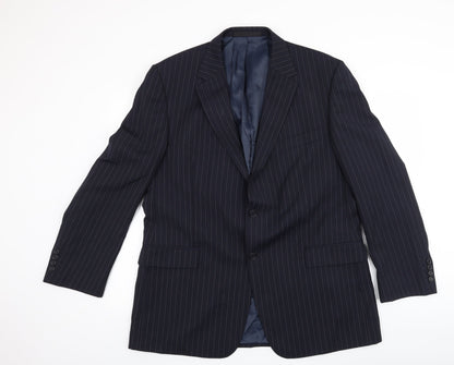Mens UK Size M Marks and Spencer Regular Blue Suit Jacket