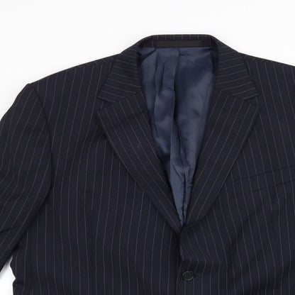 Mens UK Size M Marks and Spencer Regular Blue Suit Jacket