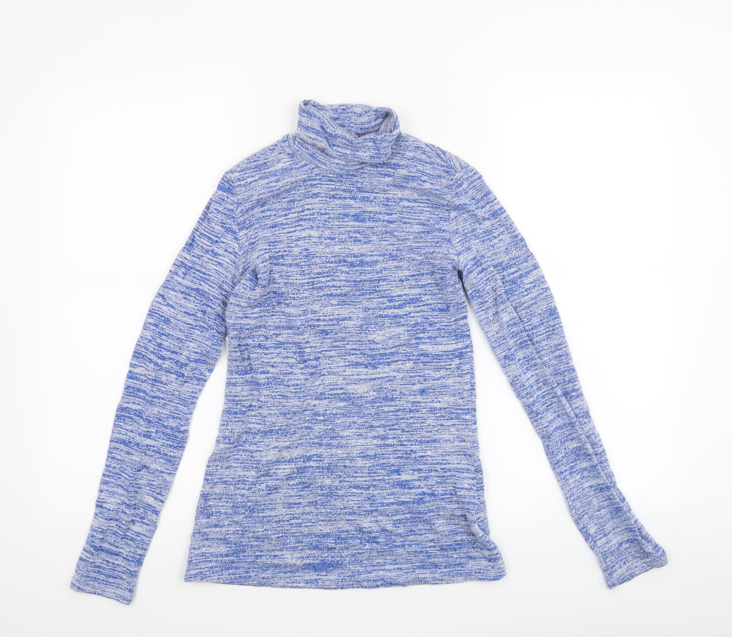 Womens UK Size S Zanzea Blue Basic T-Shirt