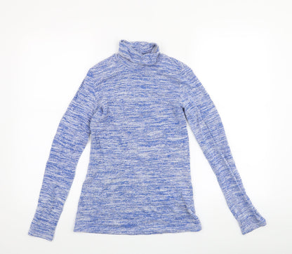 Womens UK Size S Zanzea Blue Basic T-Shirt