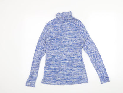 Womens UK Size S Zanzea Blue Basic T-Shirt