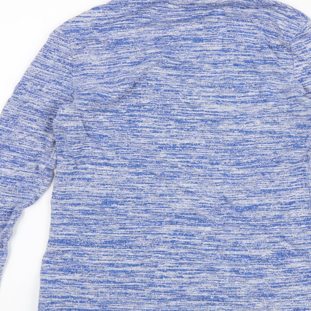 Womens UK Size S Zanzea Blue Basic T-Shirt