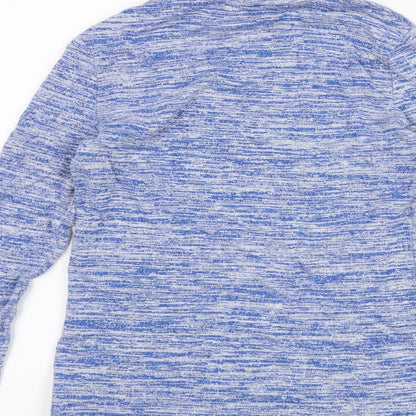 Womens UK Size S Zanzea Blue Basic T-Shirt