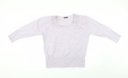 Womens UK Size 16 Roman Purple Basic Blouse