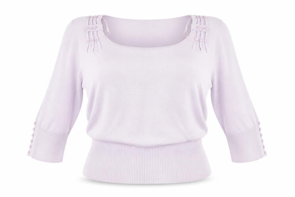 Womens UK Size 16 Roman Purple Basic Blouse