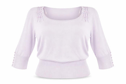 Womens UK Size 16 Roman Purple Basic Blouse