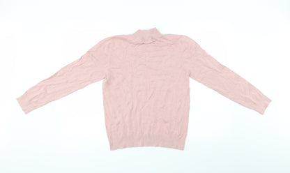 Full Circle Womens Pink   Pullover Jumper Size M
