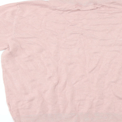 Full Circle Womens Pink   Pullover Jumper Size M