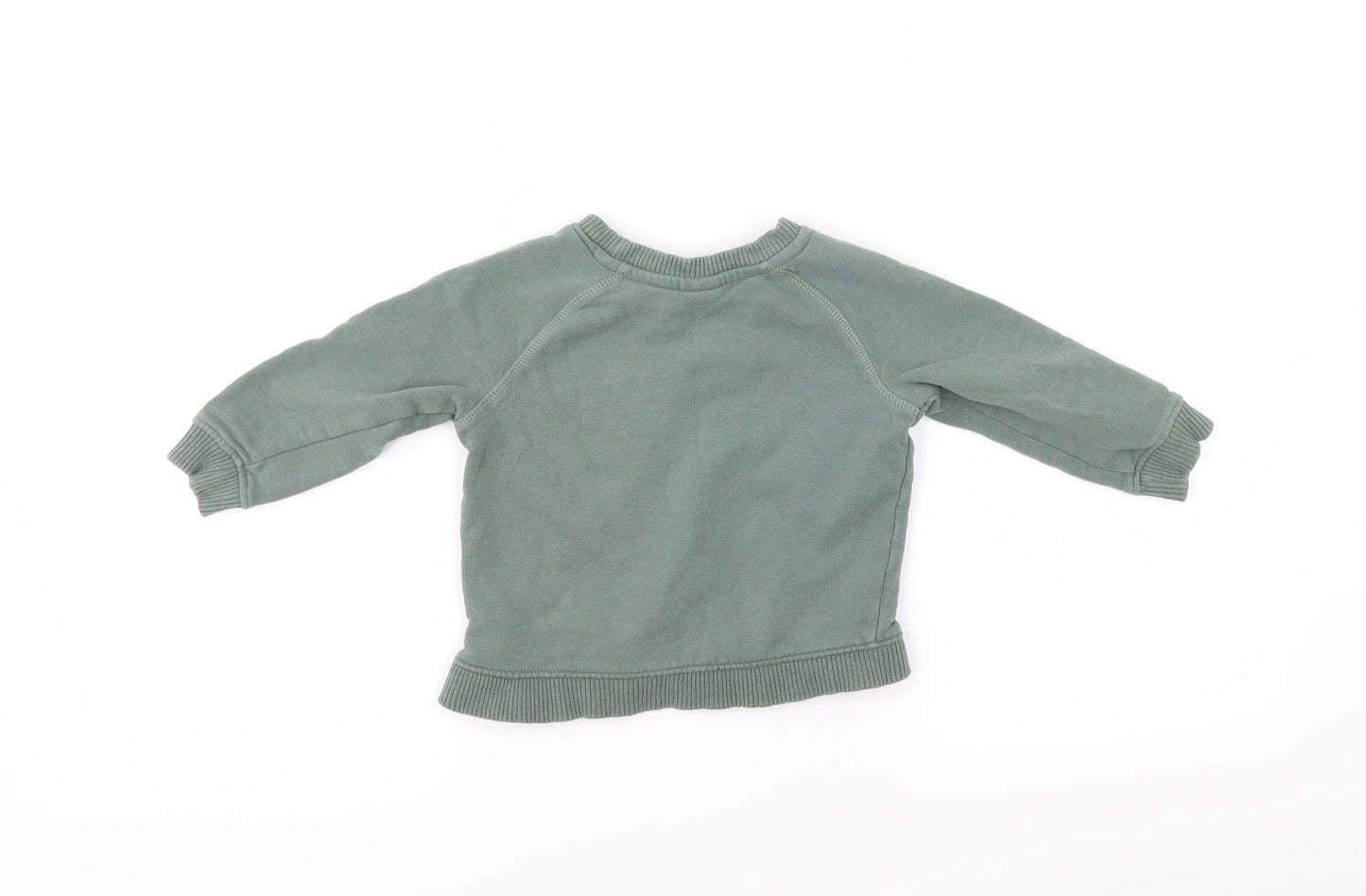 Mini Club Boys Green   Pullover Jumper Size 12-18 Months