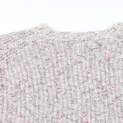 Papaya Womens White   Pullover Jumper Size M