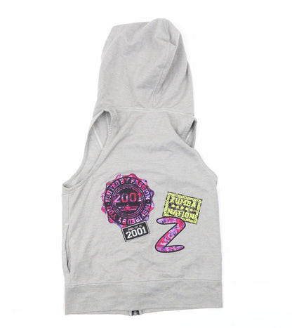 Zumba Womens Grey   Full Zip Hoodie Size S