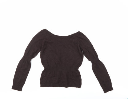Mango Womens Brown   Pullover Jumper Size M