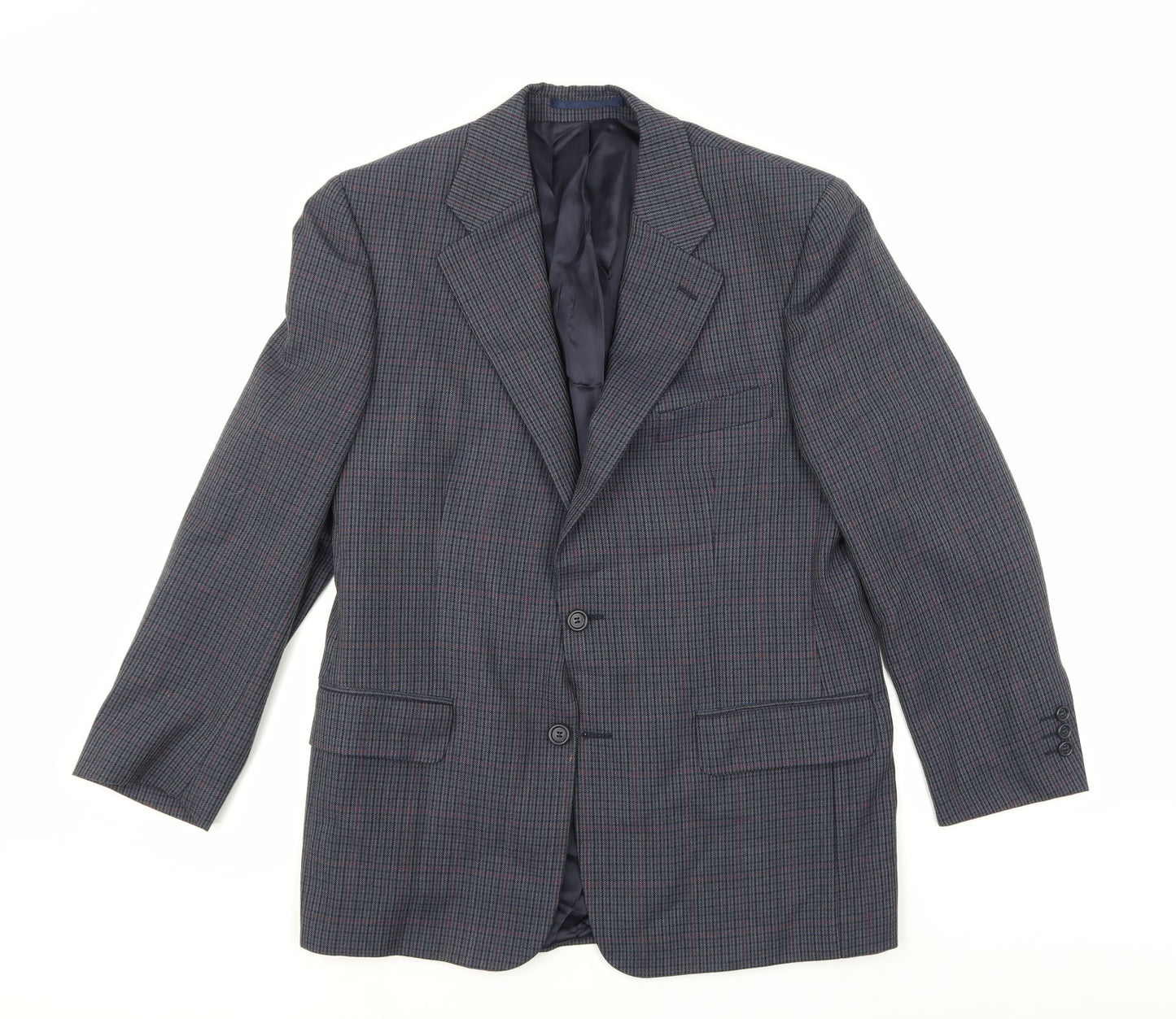Mens UK Size 38 Preworn Regular Blue Suit Jacket