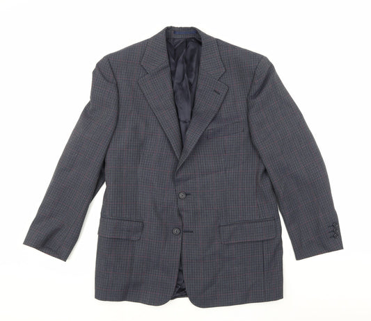 Mens UK Size 38 Preworn Regular Blue Suit Jacket