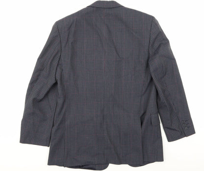 Mens UK Size 38 Preworn Regular Blue Suit Jacket