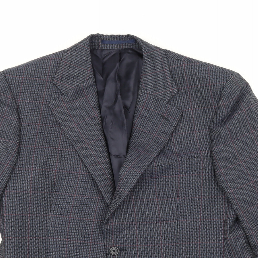 Mens UK Size 38 Preworn Regular Blue Suit Jacket