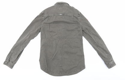 super dry Mens Green    Button-Up