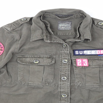 super dry Mens Green    Button-Up