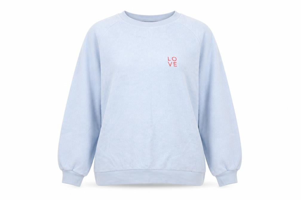 Topshop Womens Blue   Pullover Sweatshirt Size 6