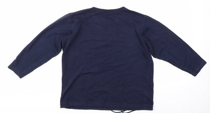 Joie de Vivre Womens Blue   Pullover Sweatshirt
