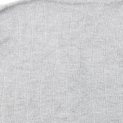 Menswear Mens Grey Argyle/Diamond  Full Zip Sweatshirt Size M
