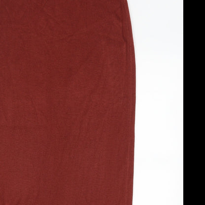 ALEXARA Womens Orange   Maxi Skirt Size M