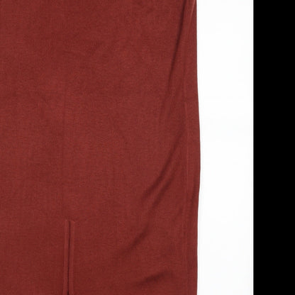 ALEXARA Womens Orange   Maxi Skirt Size M