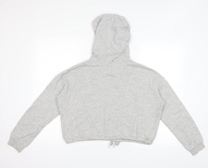 H&M Girls Grey   Pullover Hoodie Size 14 Years