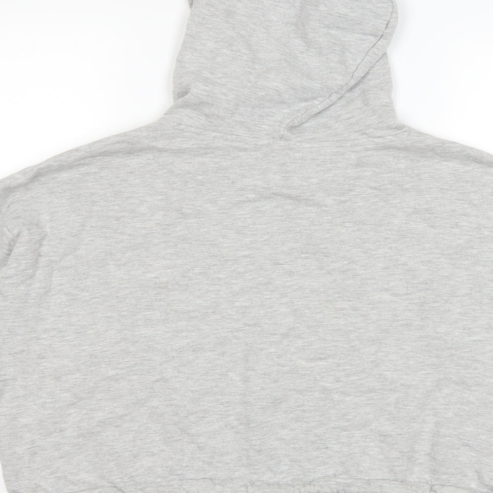 H&M Girls Grey   Pullover Hoodie Size 14 Years