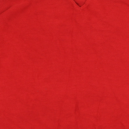 Emsara Womens Red   Pullover Jumper Size L