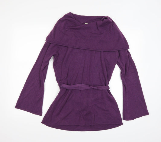 Klass Womens Purple   Pullover Jumper Size L