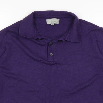 Marks and Spencer Mens Purple   Pullover Jumper Size S