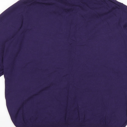Marks and Spencer Mens Purple   Pullover Jumper Size S