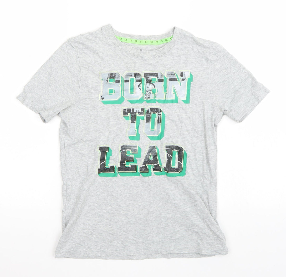 Gap Boys Grey   Basic T-Shirt Size 10-11 Years